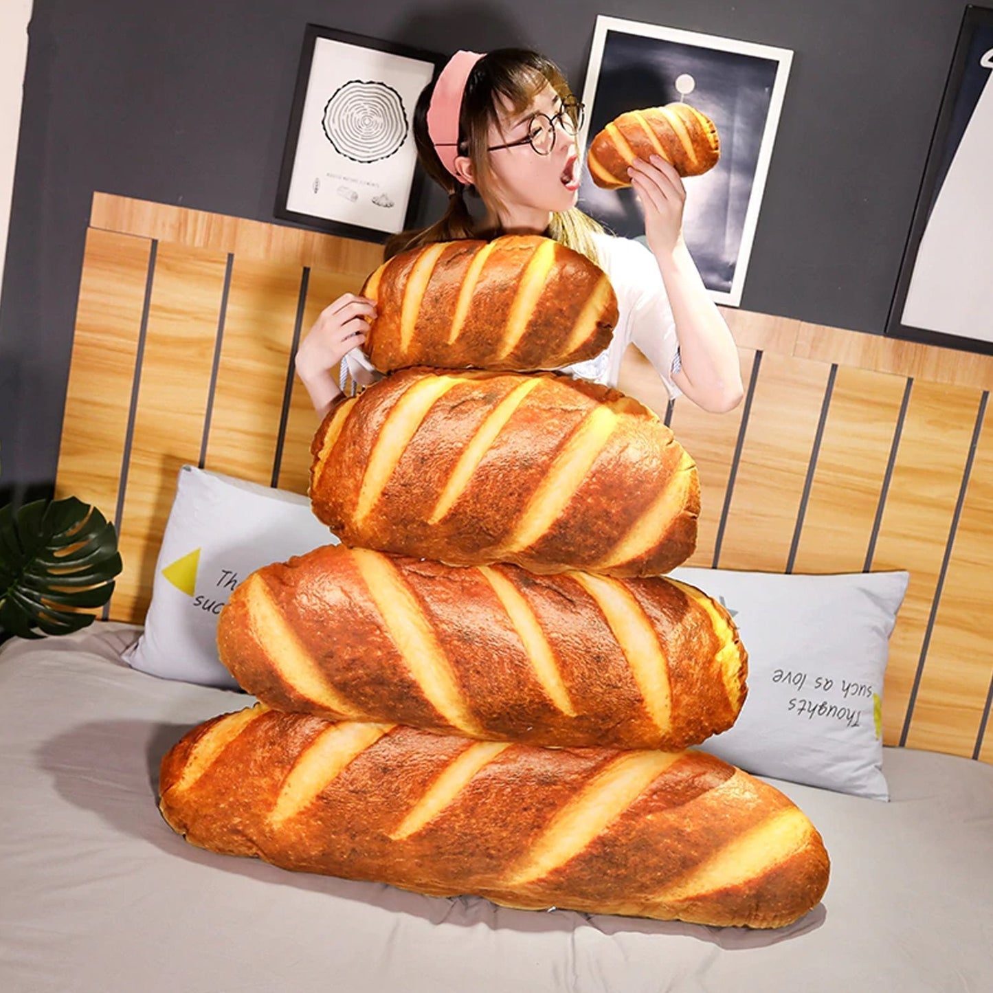 Plush Baguette Cushion Pillow