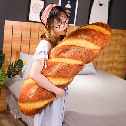 Cuddly Bread Shaped Plush Toy