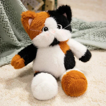 Cuddly Large Eyed Cat Soft Plush Toy