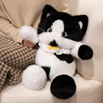 Cuddly Large Eyed Cat Soft Plush Toy