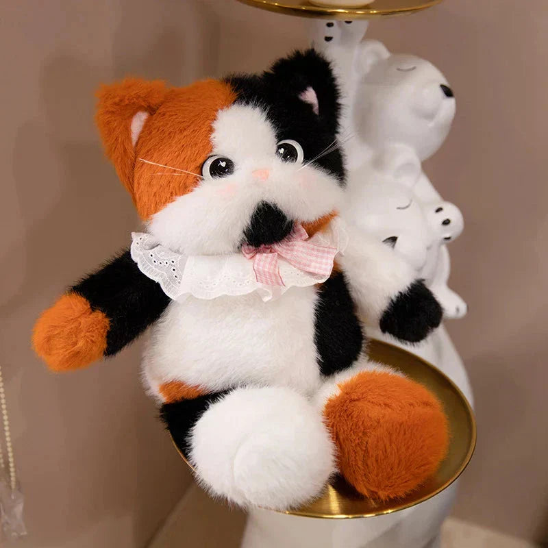 Cuddly Large Eyed Cat Soft Plush Toy