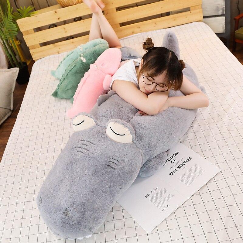 Big Soft Stuffed Crocodile Toy