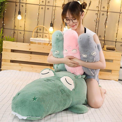 Big Soft Stuffed Crocodile Toy