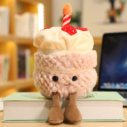 Colorful Party Cake Plush Toys