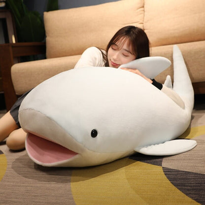 Adorable Blue Shark Cuddly Plush Toy - Luxicro