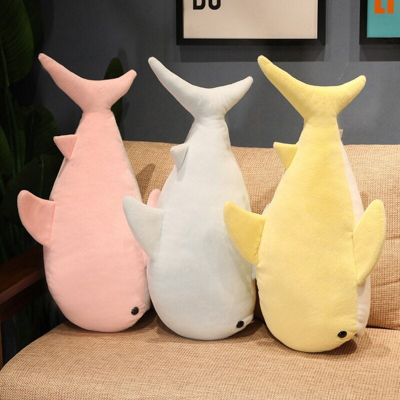 Cute Plush Blue Shark Toy