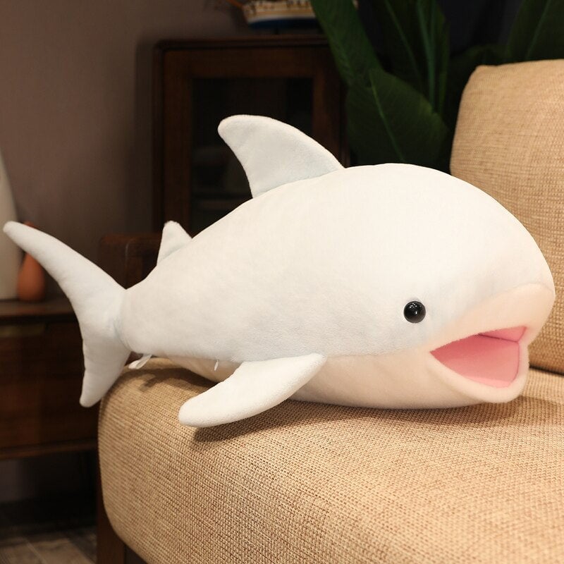 Cute Plush Blue Shark Toy