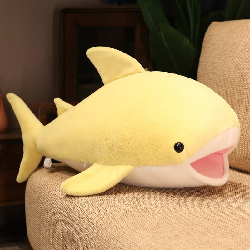 Cute Plush Blue Shark Toy