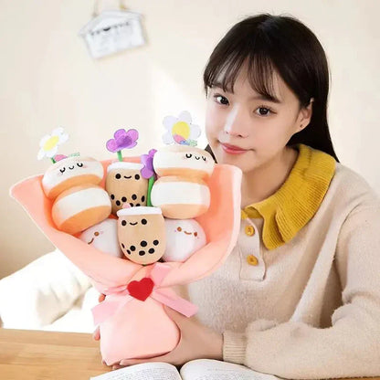 Vibrant Tea Flower Cute Plush Toy