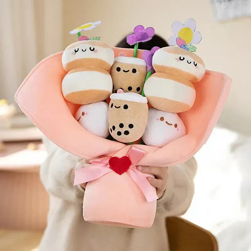 Vibrant Tea Flower Cute Plush Toy