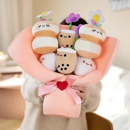Vibrant Tea Flower Cute Plush Toy