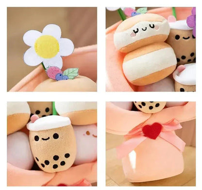 Vibrant Tea Flower Cute Plush Toy