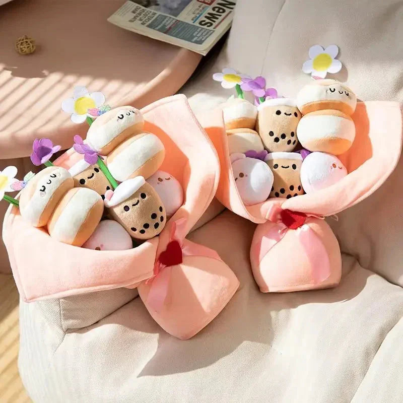 Vibrant Tea Flower Cute Plush Toy