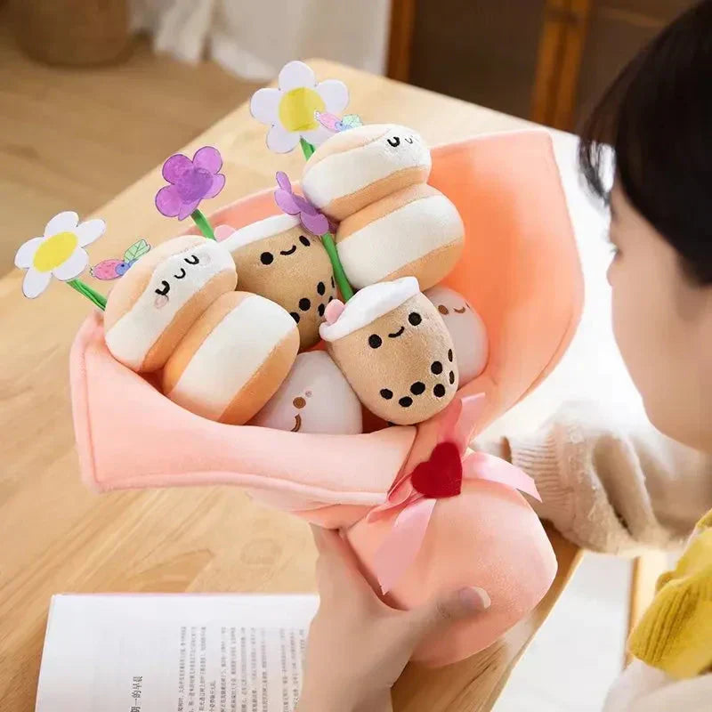 Vibrant Tea Flower Cute Plush Toy