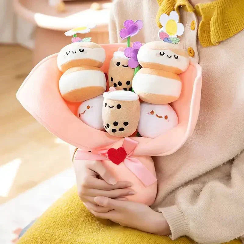 Vibrant Tea Flower Cute Plush Toy