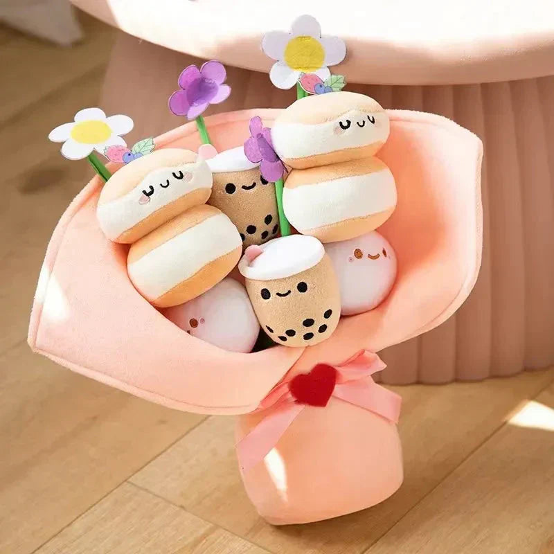 Vibrant Tea Flower Cute Plush Toy