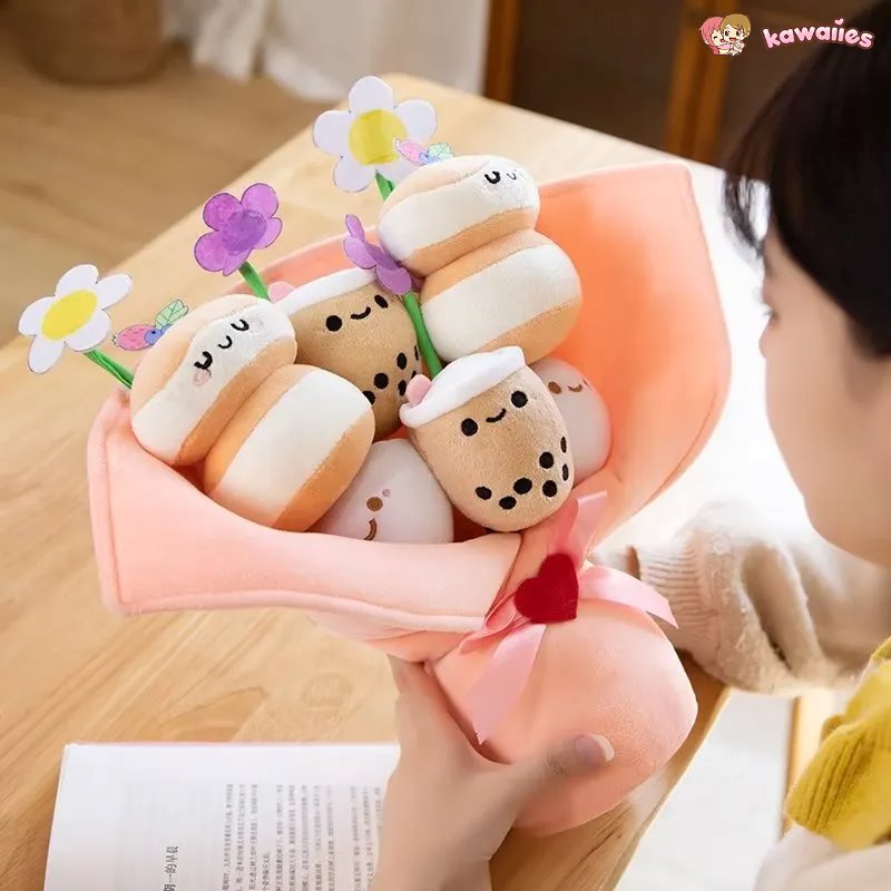 Vibrant Tea Flower Cute Plush Toy