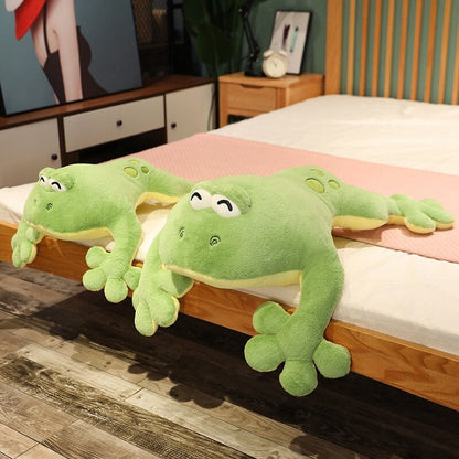 Big Cute Green Frog Stuffed Toy