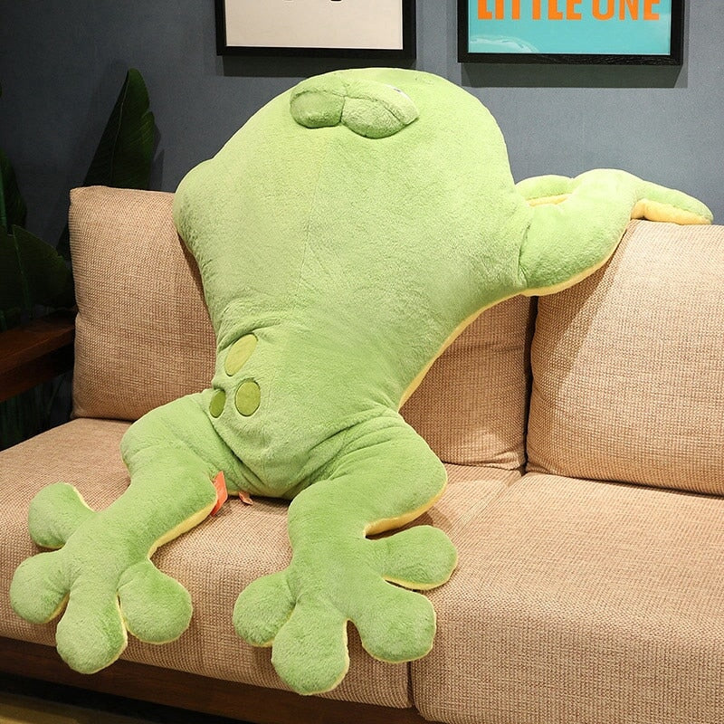 Big Cute Green Frog Stuffed Toy