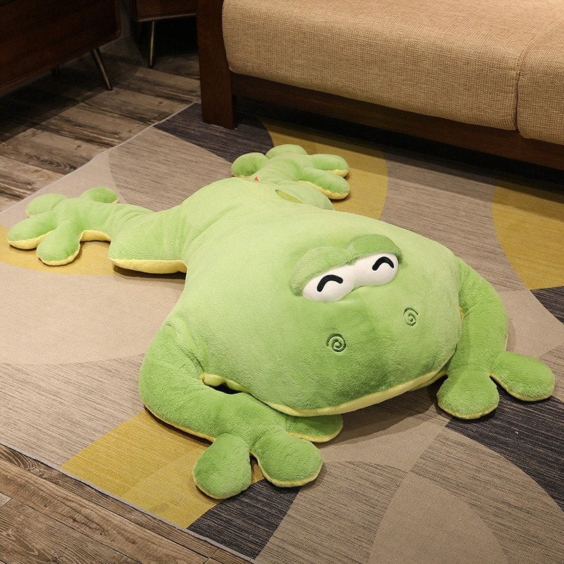 Big Cute Green Frog Stuffed Toy