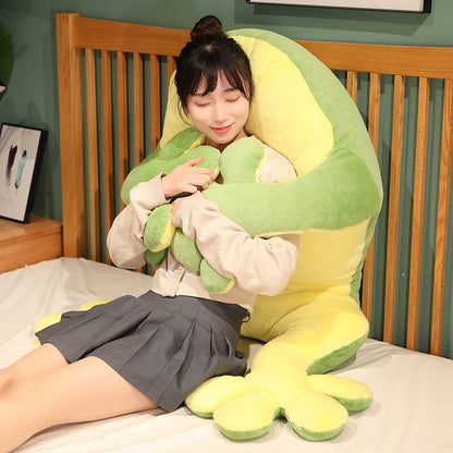Big Cute Green Frog Stuffed Toy