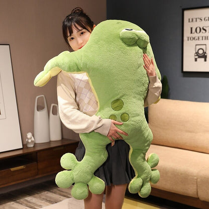 Big Cute Green Frog Stuffed Toy