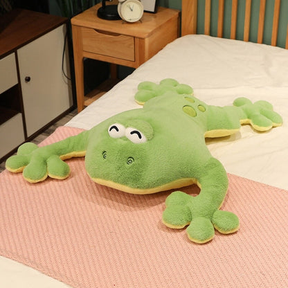 Big Cute Green Frog Stuffed Toy