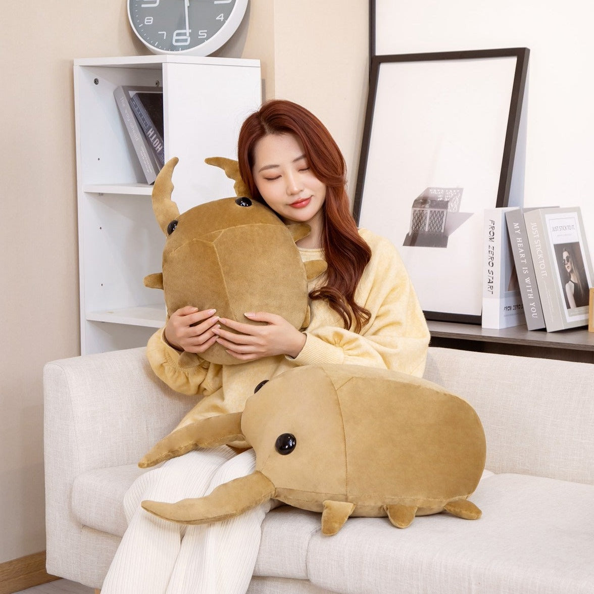 Soft Brown Teddy Beetle Stuffed Toys