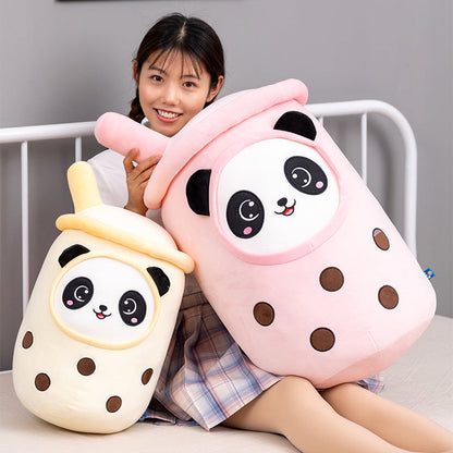 Cute Panda Bubble Tea Soft Toys - Luxicro