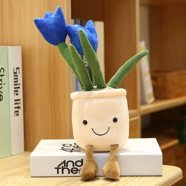 Vibrant Garden Stuffed Plant Pot