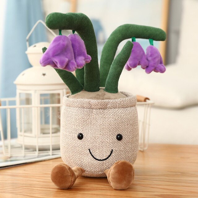 Adorable Floral Teddy Planter