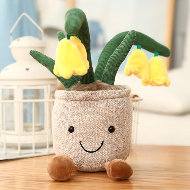 Adorable Floral Teddy Planter - Luxicro