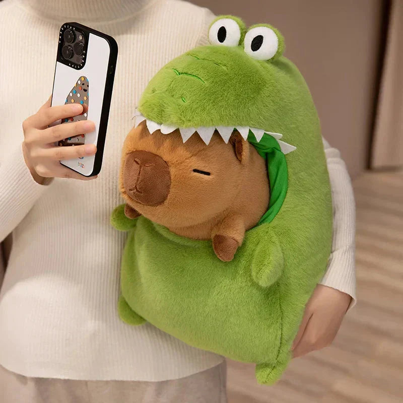 Cute Green Dino Stuffed Animal Toy - Luxicro