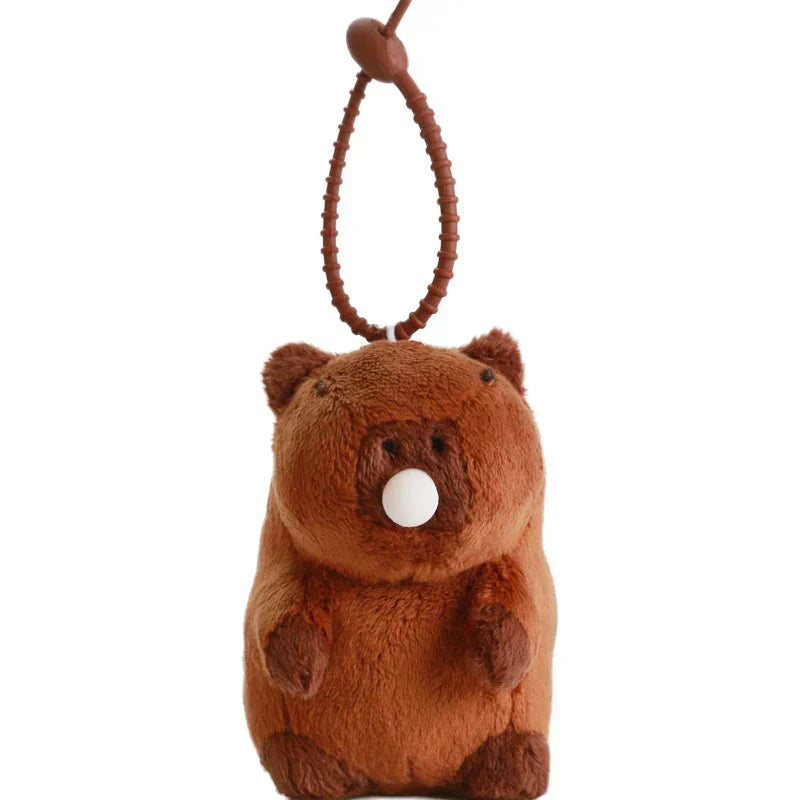 Adorable Soft Rodent Keychain Figure