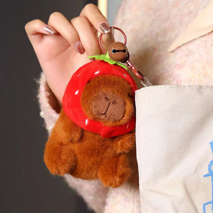 Adorable Soft Rodent Keychain Figure
