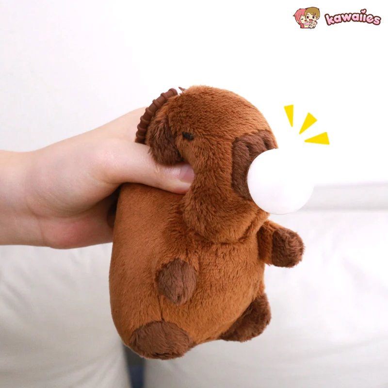Adorable Soft Rodent Keychain Figure