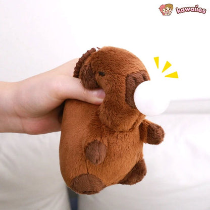 Adorable Soft Rodent Keychain Figure