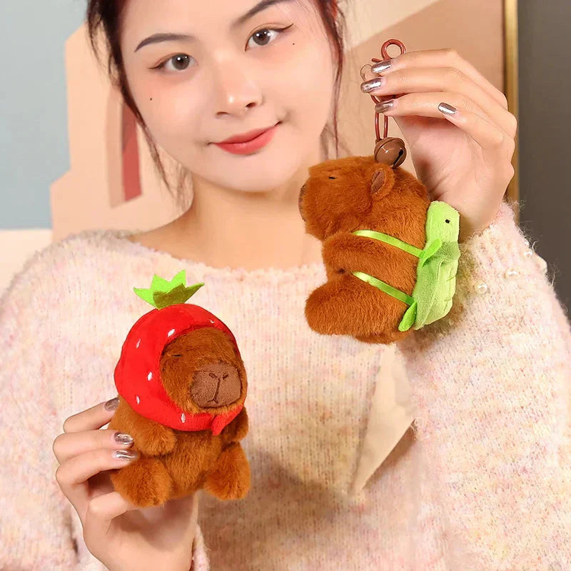 Adorable Soft Rodent Keychain Figure
