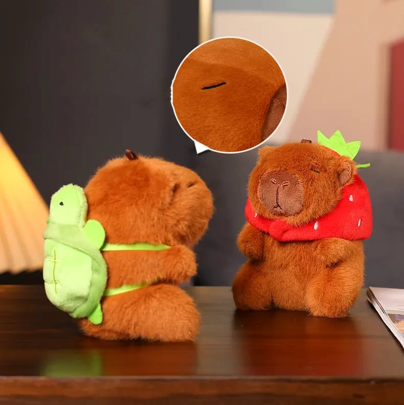 Adorable Soft Rodent Keychain Figure