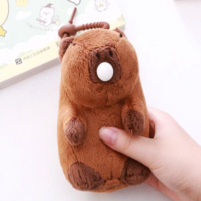 Adorable Rodent Plush Keychain Toy