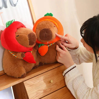 Adorable Stuffed Animal Toy with Colorful Hats