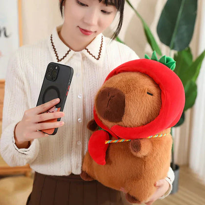Adorable Stuffed Animal Toy with Colorful Hats