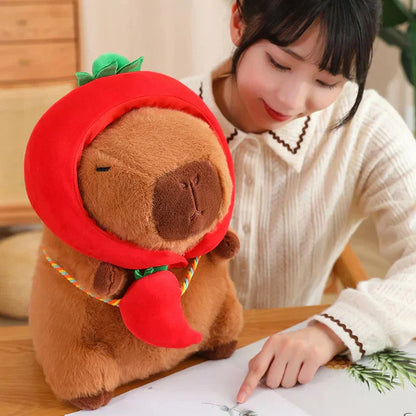 Adorable Stuffed Animal Toy with Colorful Hats