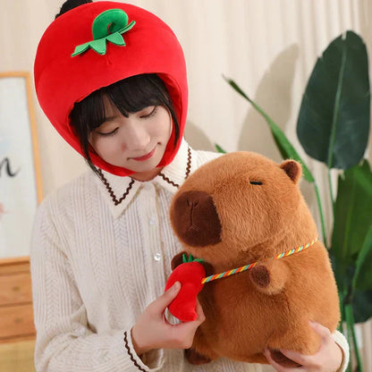 Adorable Stuffed Animal Toy with Colorful Hats