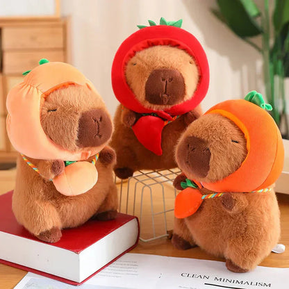 Adorable Stuffed Animal Toy with Colorful Hats
