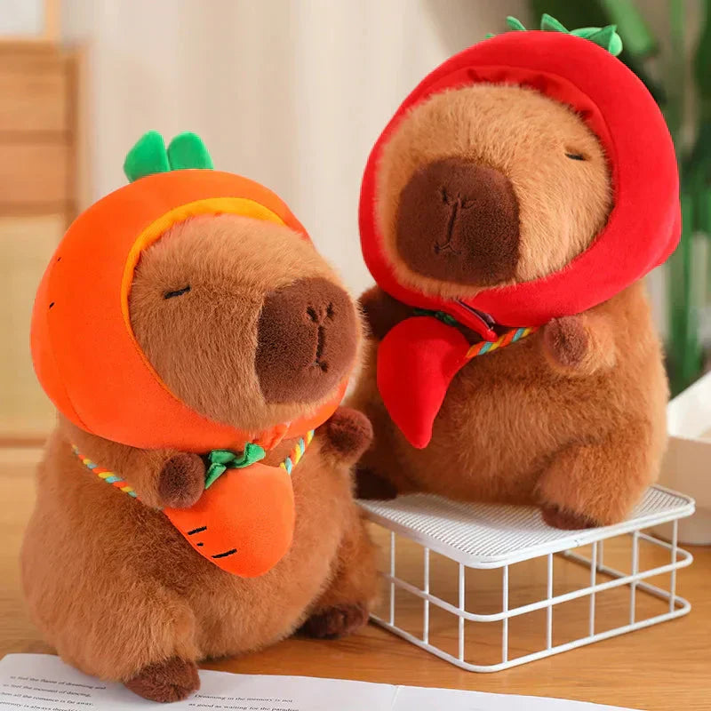 Adorable Stuffed Animal Toy with Colorful Hats