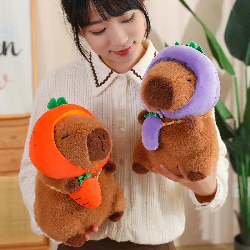 Adorable Stuffed Animal Toy with Colorful Hats