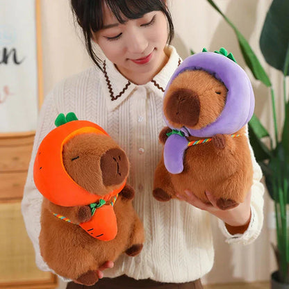 Adorable Stuffed Animal Toy with Colorful Hats