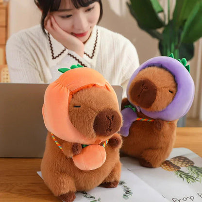 Adorable Stuffed Animal Toy with Colorful Hats