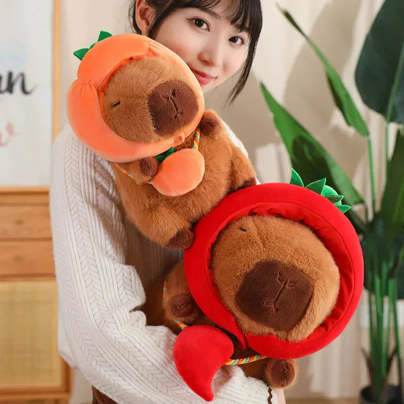 Adorable Stuffed Animal Toy with Colorful Hats